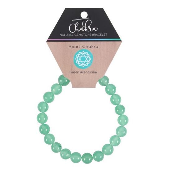 Picture of Heart Chakra Green Aventurine Gemstone Bracelet