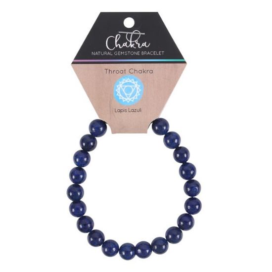 Picture of Throat Chakra Lapis Lazuli Gemstone Bracelet