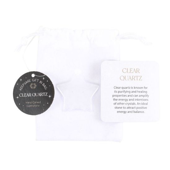 Picture of Clear Quartz Crystal Star in a Bag
