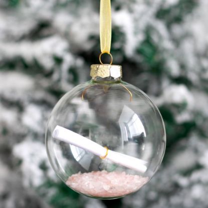 Picture of Rose Quartz Manifestation Christmas Bauble Kit