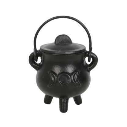 Picture of 7.5cm Cast Iron Cauldron with Triple Moon