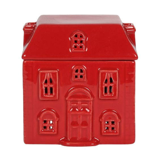 Picture of Red Ceramic House Oil Burner