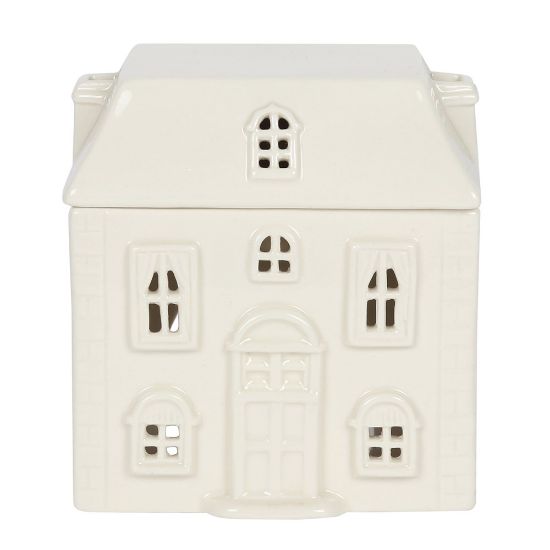 Picture of White Ceramic House Oil Burner