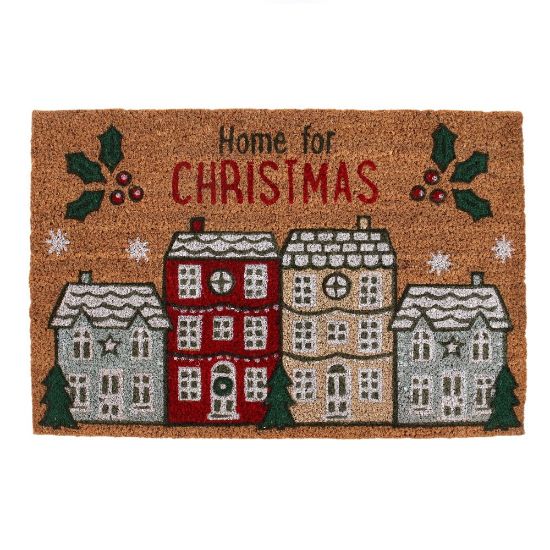 Picture of Natural Home For Christmas Doormat