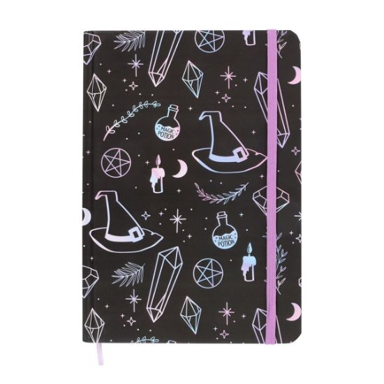 Picture of Crystal Witch Print A5 Notebook