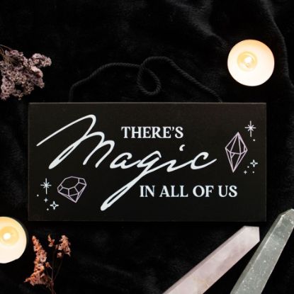 Picture of There's Magic in All of Us Witchy Hanging Sign