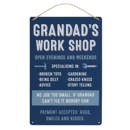 Picture of Grandad's Work Shop Metal Sign