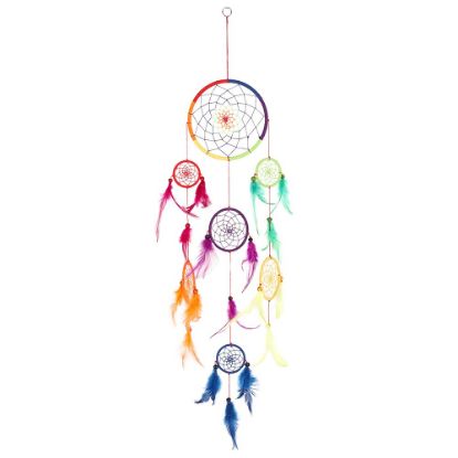 Picture of 90cm Multi Rainbow Dreamcatcher