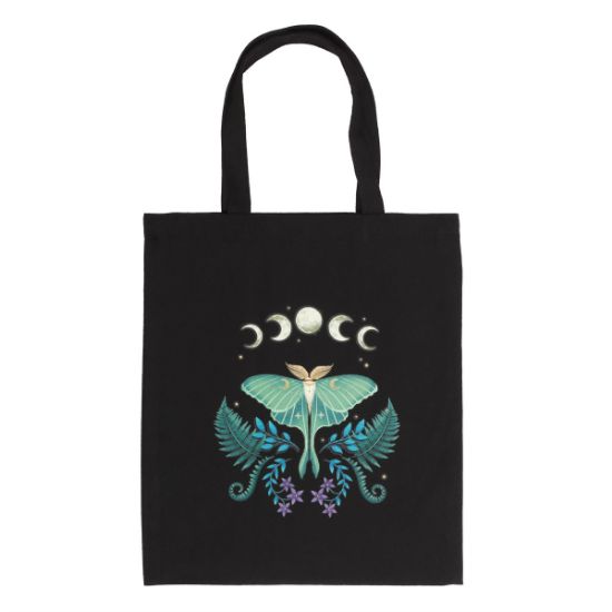 Picture of Luna Moth Polycotton Tote Bag