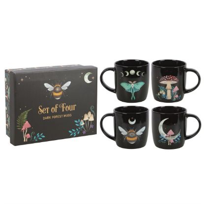 Picture of Set of 4 Dark Forest Mugs