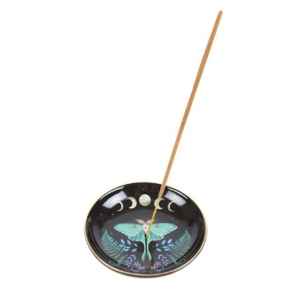 Picture of Luna Moth Ceramic Incense Plate