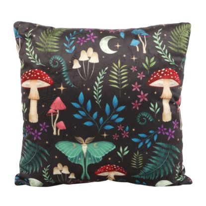 Picture of 35cm Square Dark Forest Print Cushion