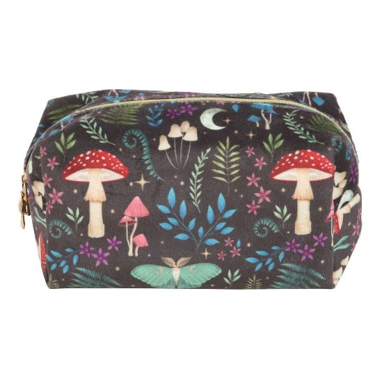 Picture of Dark Forest Print Makeup Bag