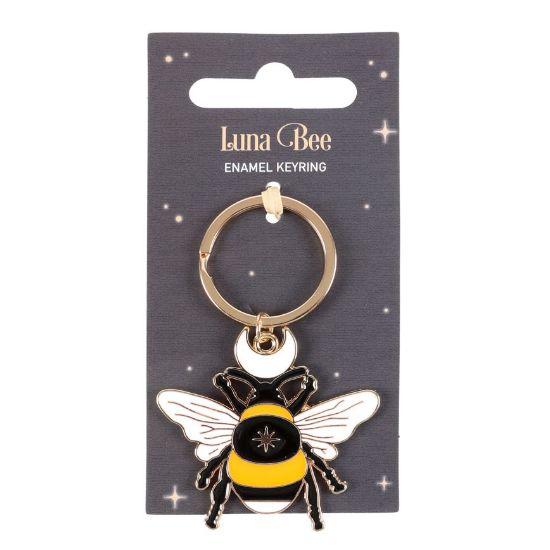 Picture of Forest Bee Enamel Keyring
