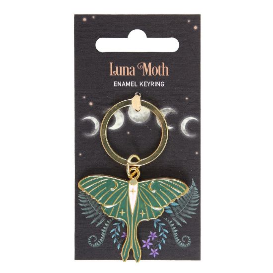 Picture of Luna Moth Keyring