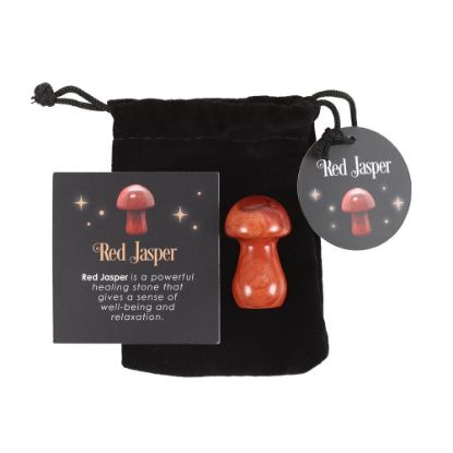 Picture of Magical Red Jasper Crystal Mushroom 