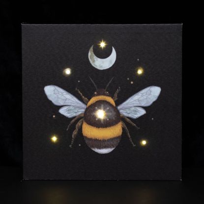 Picture of Forest Bee Light Up Canvas Plaque
