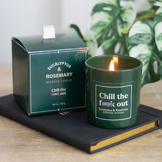 Picture of Sweary Chill Out Eucalyptus & Rosemary Candle