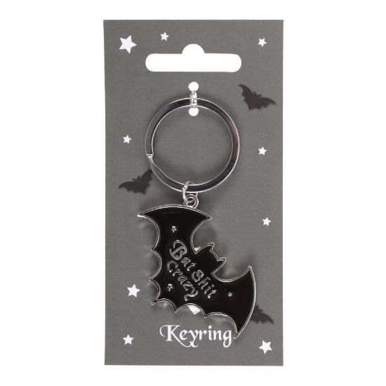 Picture of Bat Shit Crazy Keyring