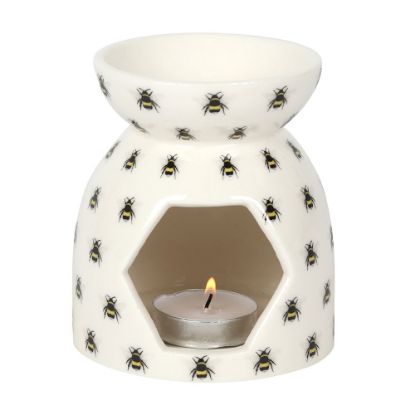 Picture of All Over Bee Print Oil Burner