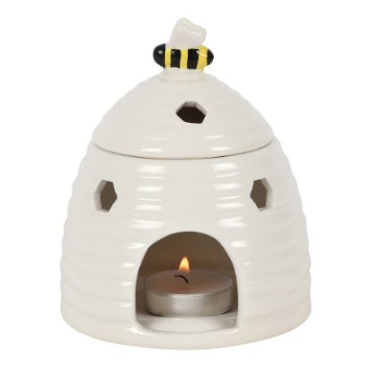 Picture of White Beehive Oil Burner