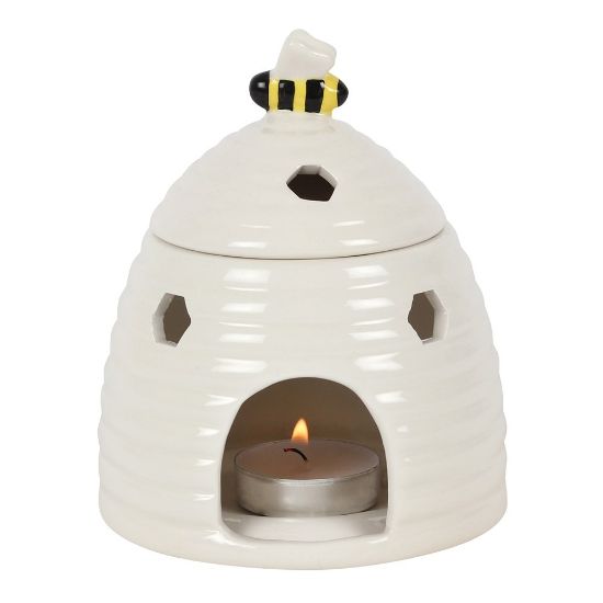 Picture of White Beehive Oil Burner