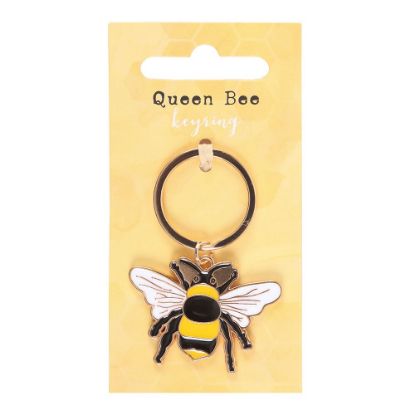 Picture of Queen Bee Enamel Keyring
