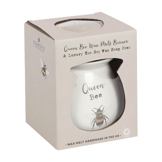 Picture of Queen Bee Wax Melt Burner Gift Set