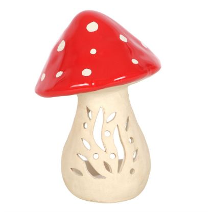 Picture of Ceramic Mushroom Tealight Candle Holder