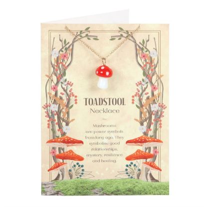 Picture of Toadstool Charm Necklace Card