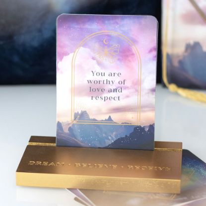 Picture of Ethereal Affirmation Cards with Wooden Stand
