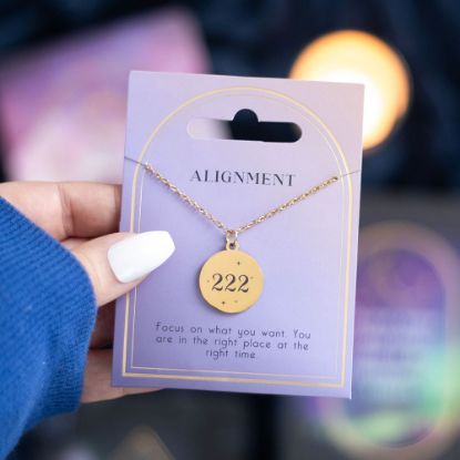 Picture of 222 Angel Number Alignment Necklace