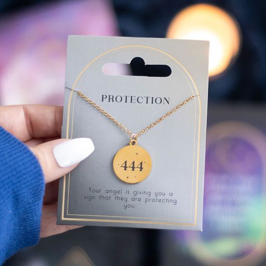 Picture of 444 Angel Number Protection Necklace