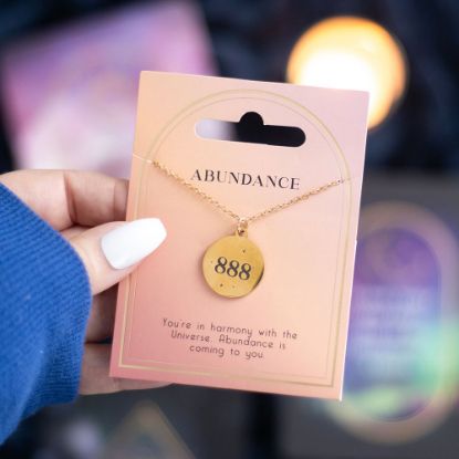 Picture of 888 Angel Number Abundance Necklace