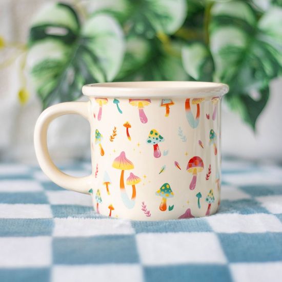 Picture of Funky Fungi Mushroom Print Mug