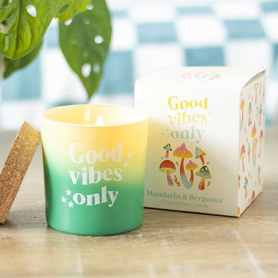 Picture of Good Vibes Only Mandarin & Bergamot Candle