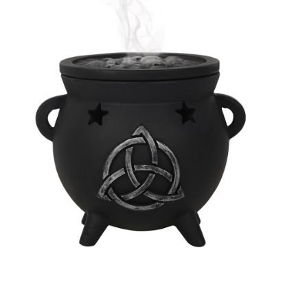 Picture of Triquetra Cauldron Incense Cone Holder