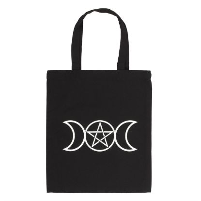 Picture of Triple Moon Polycotton Tote Bag