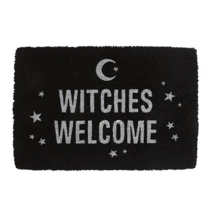 Picture of Black Witches Welcome Doormat