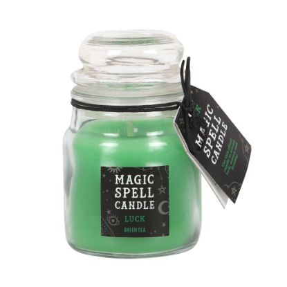 Picture of Green Tea 'Luck' Spell Candle Jar