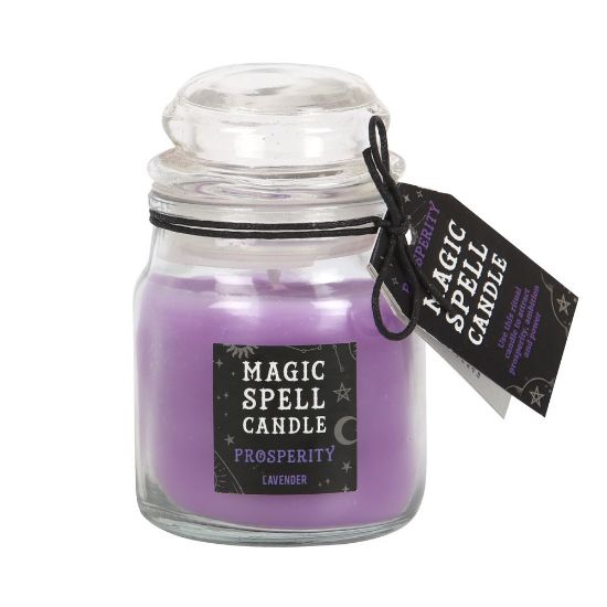 Picture of Lavender 'Prosperity' Spell Candle Jar