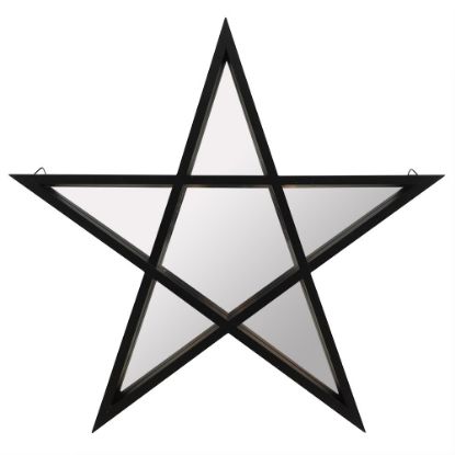 Picture of Black Framed Pentagram Mirror