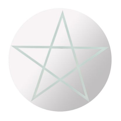 Picture of Round Pentagram Mirror