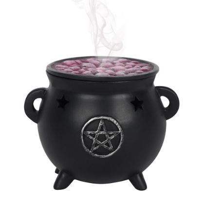 Picture of Pentagram Cauldron Incense Cone Holder