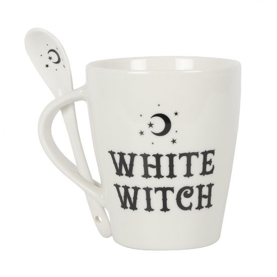 Picture of White Witch Mug and Spoon Set