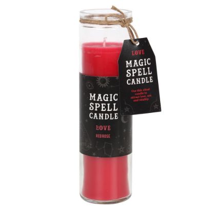 Picture of Rose 'Love' Spell Tube Candle