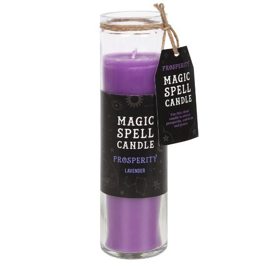 Picture of Lavender 'Prosperity' Spell Tube Candle