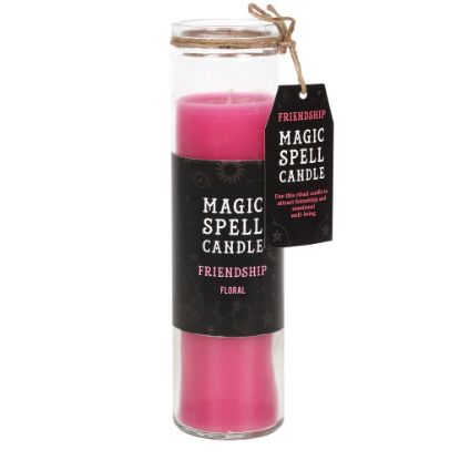 Picture of Floral 'Friendship' Spell Tube Candle