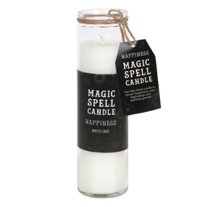 Picture of White Sage 'Happiness' Spell Tube Candle