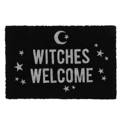 Picture of Black Witches Welcome Doormat